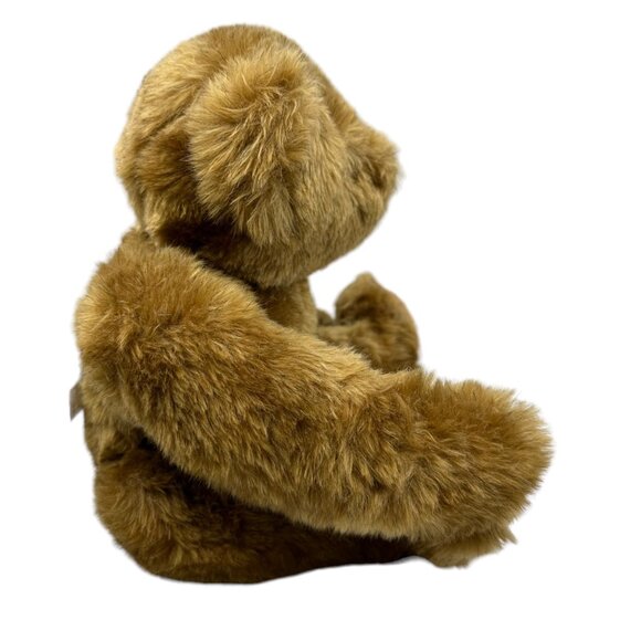 Vermont Teddy Bear Plush Apposable Jointed Arms and Legs Brown Handmade - Picture 6 of 8